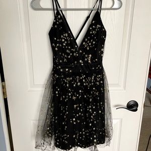 Lulu’s Gold Star Mini Dress (Homecoming Dress!)